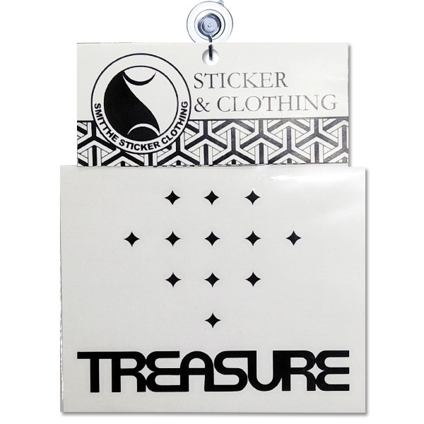 Stiker TREASURE Logo KPOP Cutting Sticker aksesoris Motor Mobil