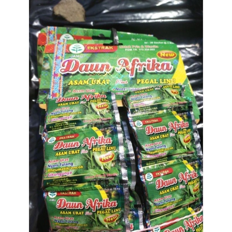 

KAPSUL DAUN AFRIKA ORIGINAL MENYEMBUHKAN ASAM URAT, NYERI TULANG DLL