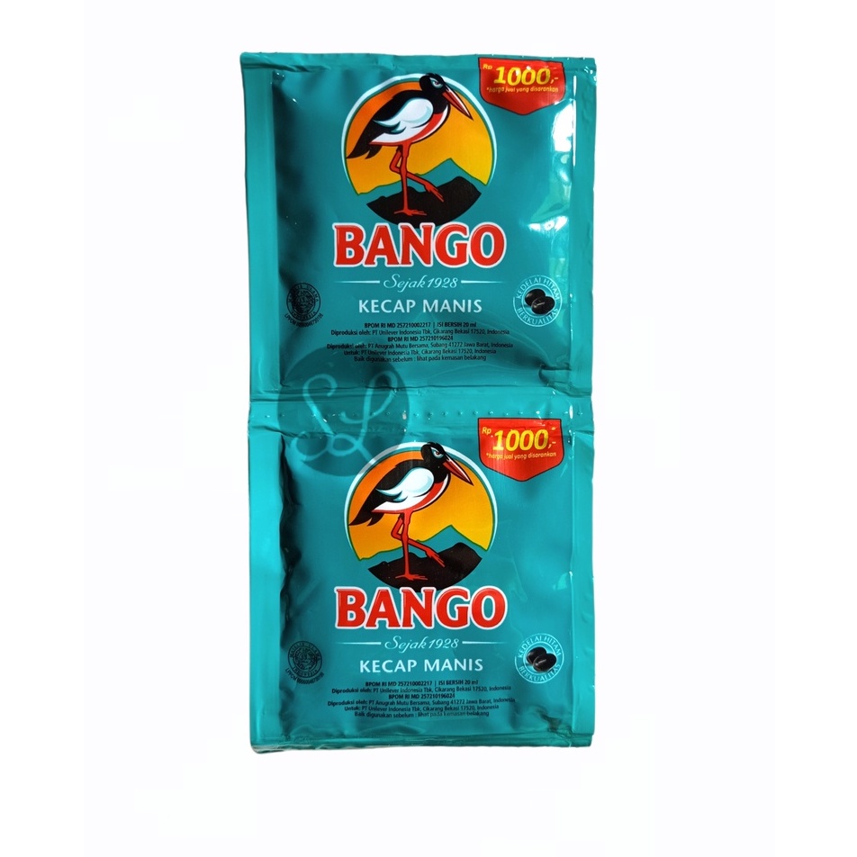 Bango Kecap Manis Renteng 1000an Kecap Manis Bango 20ml Kecap Bango Refil Renceng Isi 12pc Sachet