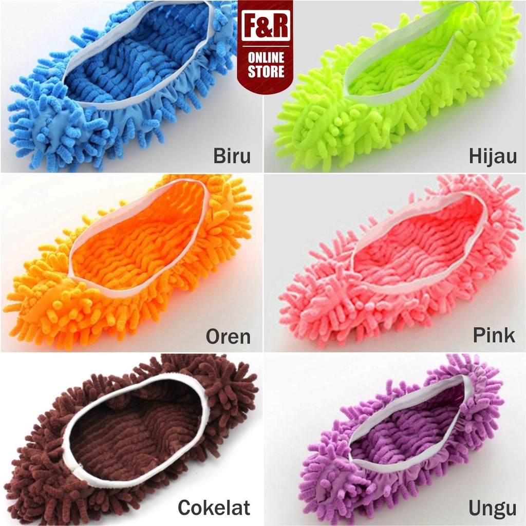 Kain Lap Pel Pembersih Lantai Kaki Sepatu Alat Pembersih Jendela Micro Fiber Cleaning Mop Shoes