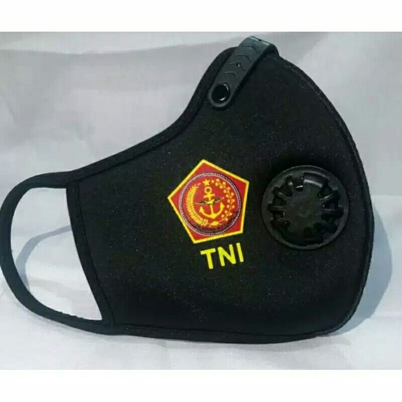 Masker TNI POLRI Spandex Ventilator Bahan Premium Dan Exclusif Dengan Model Tali Kun