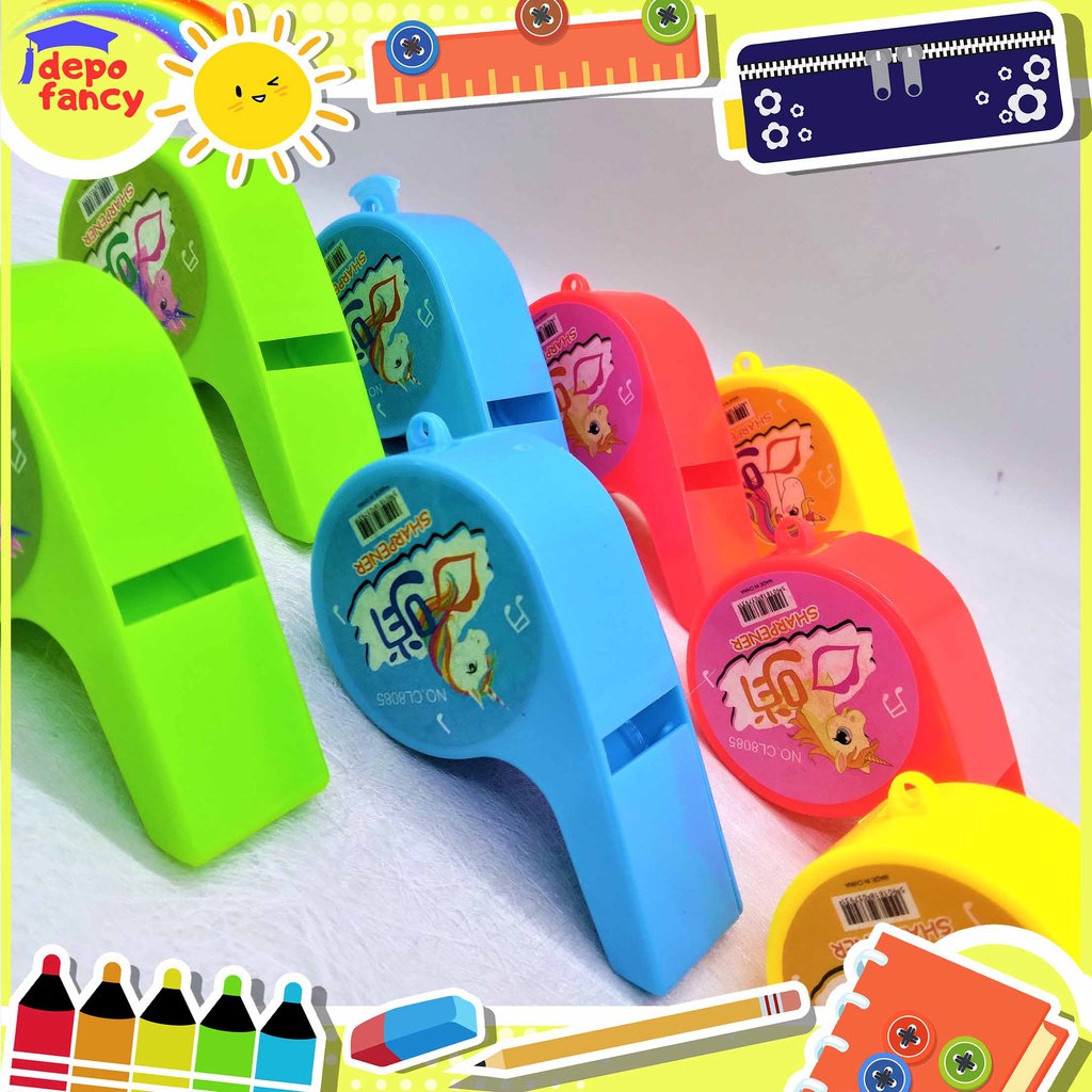 

[2 pcs] Rautan Pensil / Orotan Cantik / Sleper Tajam 2 Lubang CL-8085 Peluit (1set 2pcs)