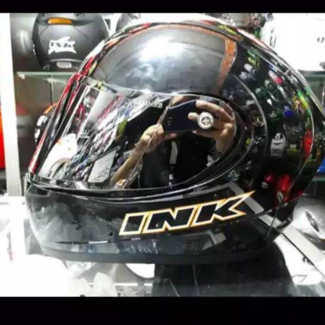Kaca helm Flat visor ink cl-max basic KYT r10 pnp helm ink cl-max  iridium