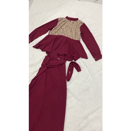 RACHEL ONE SET LACE / SET KONDANGAN / BRIDESMAID / LEBARAN / IDUL FITRI / RAYA SERIES / ILAYYA ONE SET-4