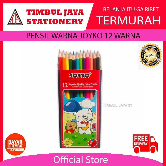 

Joyko Pensil 12 Warna CP-12PB