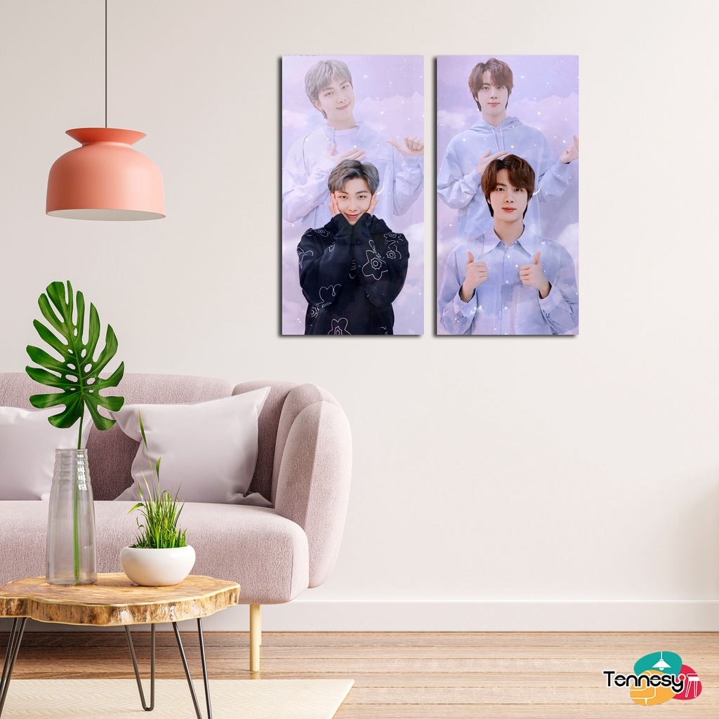 HIASAN DINDING WALL DECOR BTS NEW KPOP KOREA 15x30CM PAJANGAN KAYU POSTER DEKORASI DINDING KAMAR RUMAH