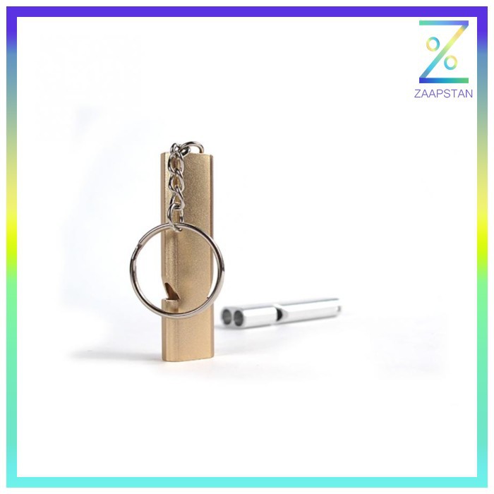 Gantungan Kunci Peluit Aluminium - Z6482 - Golden