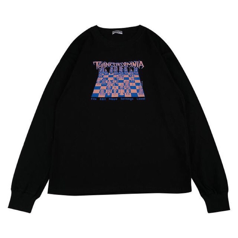 Longsleeve Zhukova Black Thanksinsomnia (Original)
