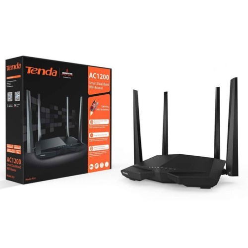 Tenda AC10U - AC1200 MU-MIMO Smart Dual-Band Gigabit MUMIMO TENDA AC10 WIRELESS ROUTER