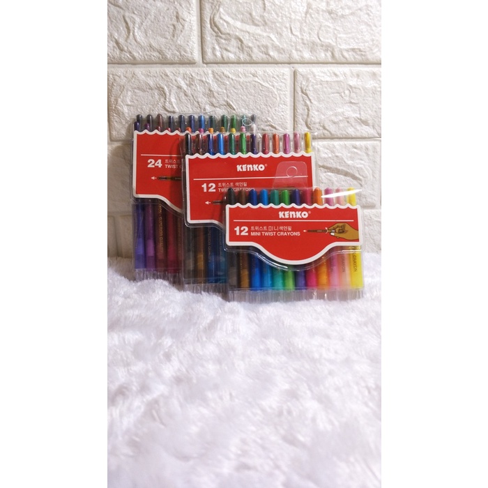 

Gilaa!!! Kenko Crayon Twist 12 Color Terbatas