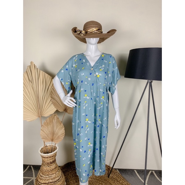 MODEL KIMONO DASTER PLACE - KIMONO | RAYON PREMIUM MURAH MOTIF BUNGA KEKINIAN LENGKAP PD BESAR BUSUI