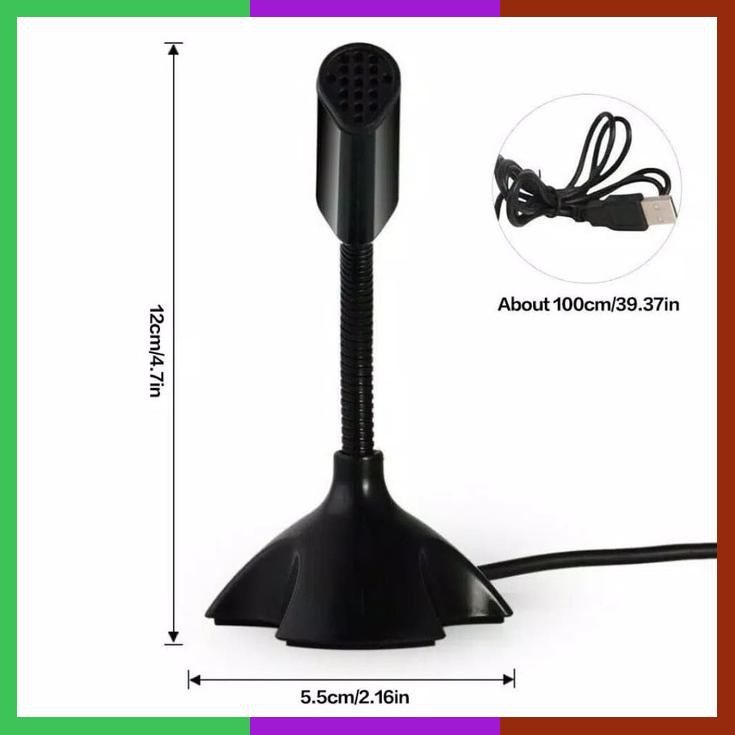 Microphone Meja Usb Stereo Audio Output Buat Zoom Meeting