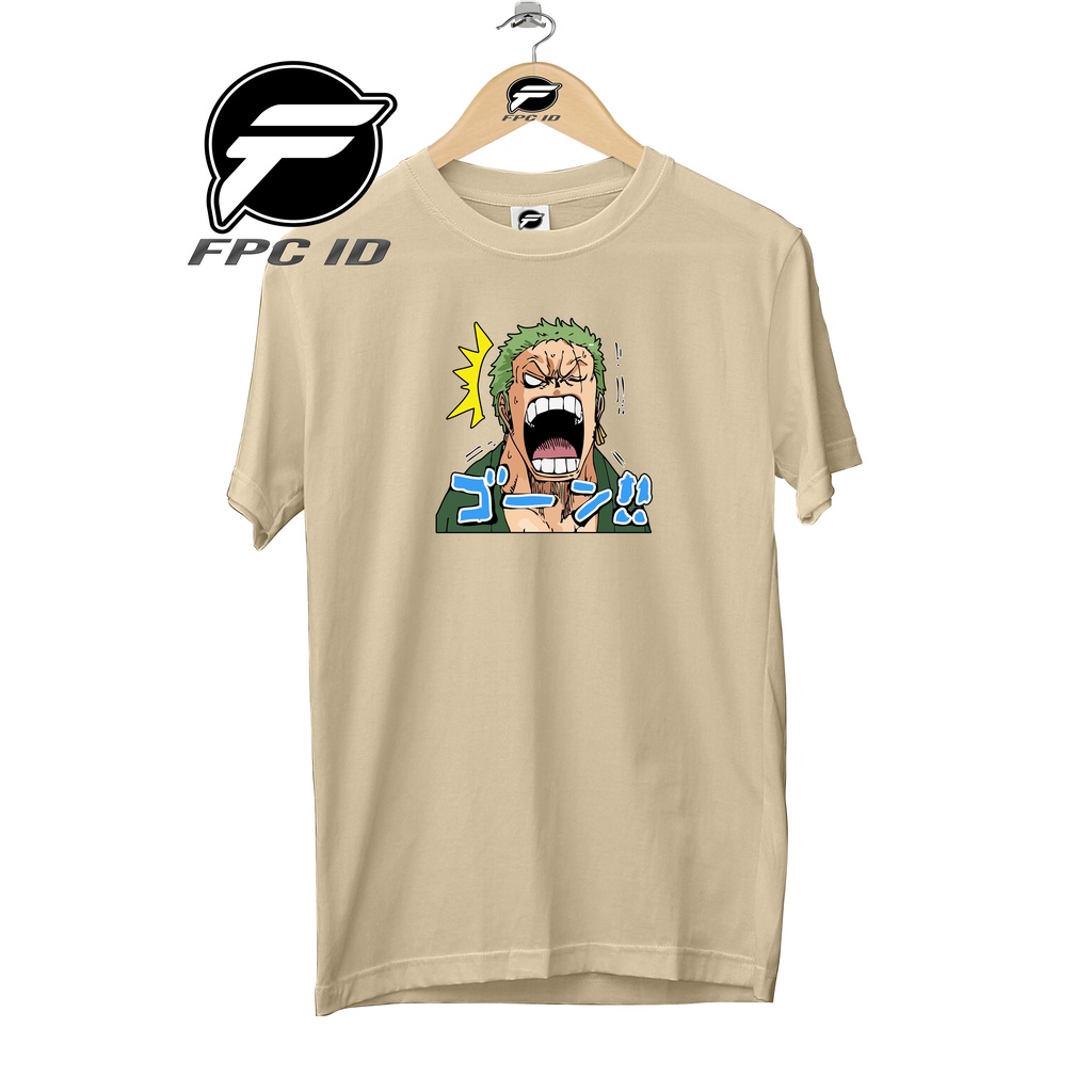 Kaos Anime One Piece Zoro Angry Cotton Combed 30s Pakaian Distro Jumbo Pilihan Favorit Fpc Id