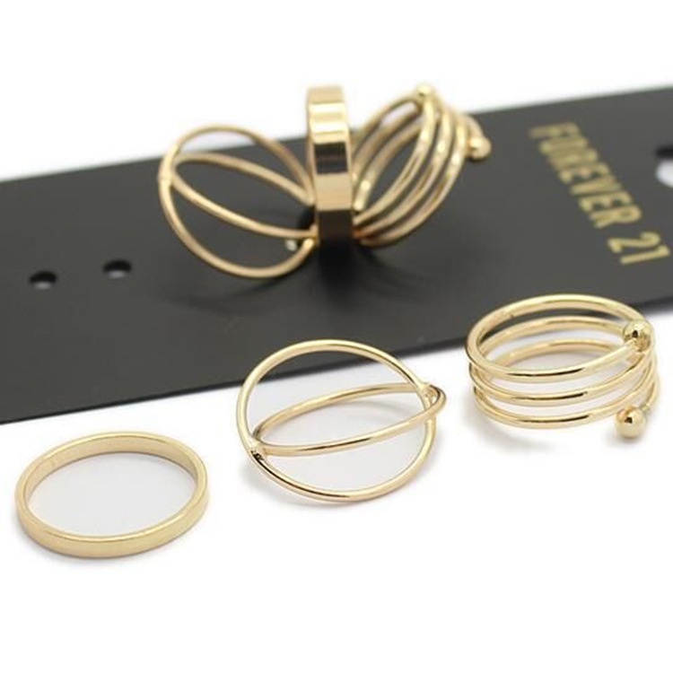 Cincin fashion 6 in 1 korea BTS terbaru keren kualitas premium