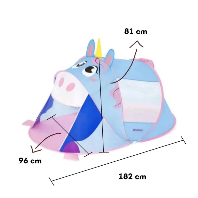 bestway tenda anak unicorn