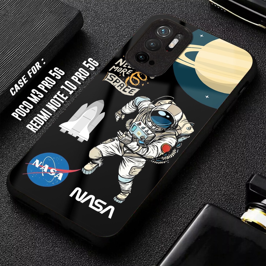 Case XIAOMI REDMI NOTE 10 5G/ POCO M3 PRO - Casing REDMI NOTE 10 5G [ NASA ] Silikon POCO M3 PRO 5G 