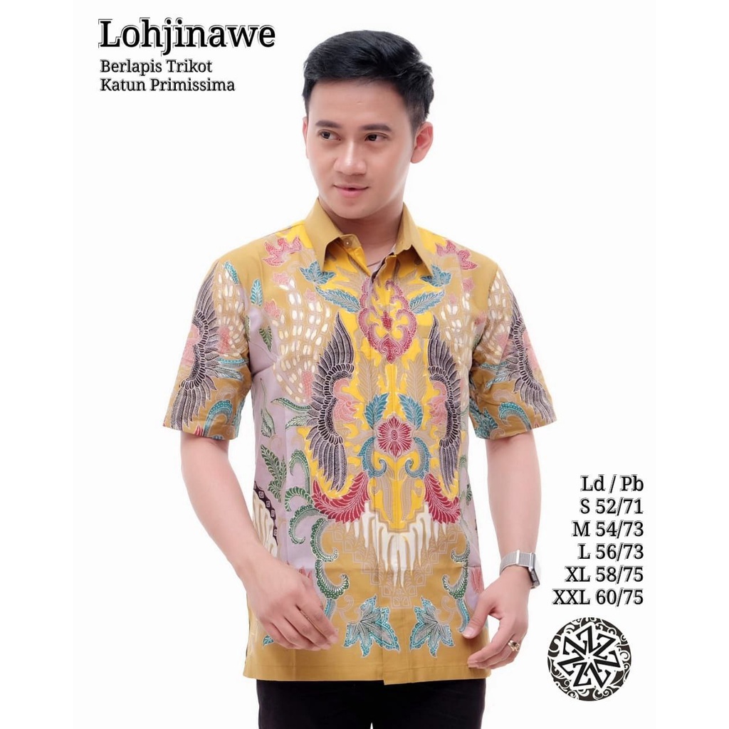 Hem Batik Tulis Pria Motif Lohjinawe