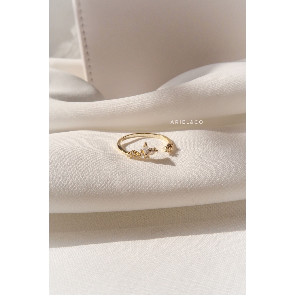 Arielnco - Cincin Fashion Korea Silver S925 - Tanya