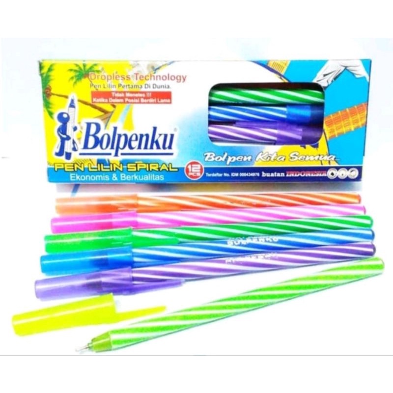 

Pen Bolpenku Spiral Ulir @ 12pcs
