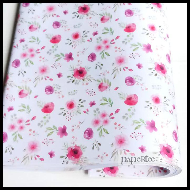 

Open Ds Kertas Kado Bunga Watercolour Flower Sampul Buku