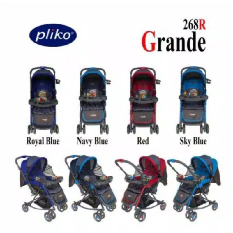 Baby Stroller Pliko Grande 268 / Kereta Dorong Bayi Pliko Pliko Grande 268