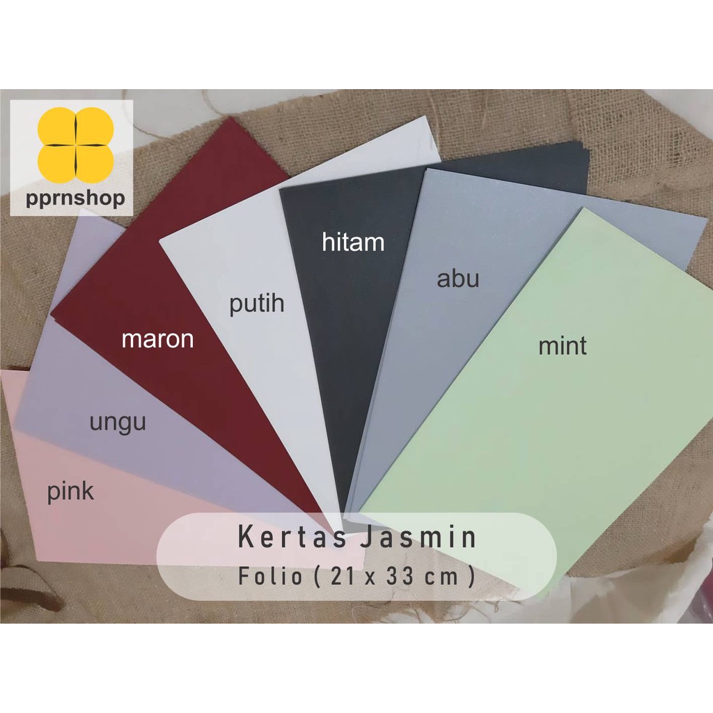 

KERTAS JASMINE F4 ( FOLIO )TEBAL 200 GRM / KERTAS UNDANGAN /SERTIFIKAT/FLOWER PAPER