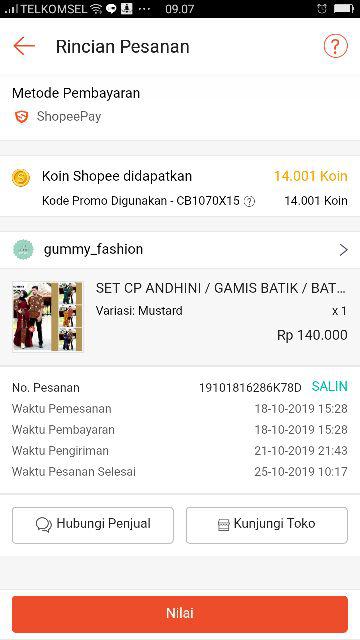 Set Cp Andhini / Gamis Batik / Batik Couple 4 Warna