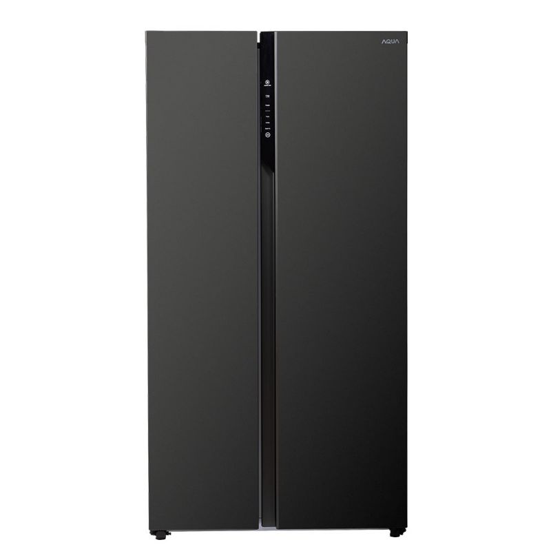 KULKAS SIDE BY SIDE AQUA AQR-605IM (GB) TWIN INVERTER KULKAS BESAR ELEKTRONIK TEGAL