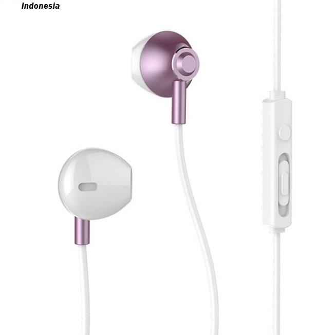 ➷ REMAX Wired Earphone RM-711 - ROSEGOLD ☝