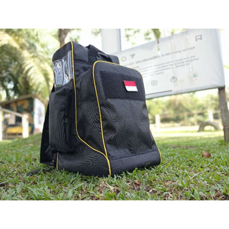TAS SEPATU & HELM BER KUDA - EQUESTRIAN BAGS BOOTH & HELMET ( POLOS/TANPA LOGO- TALI SELEMPANG/SAMPI