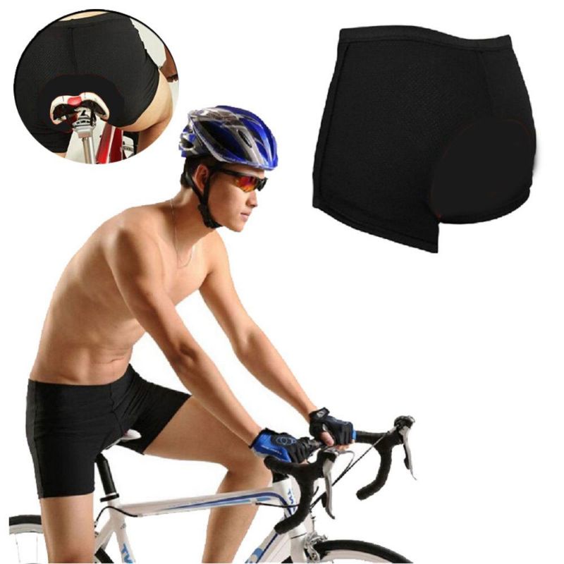 Balight Celana Sepeda RPM Cycling Short dengan 3D Padded Sponge Size L - CK01 - Black White