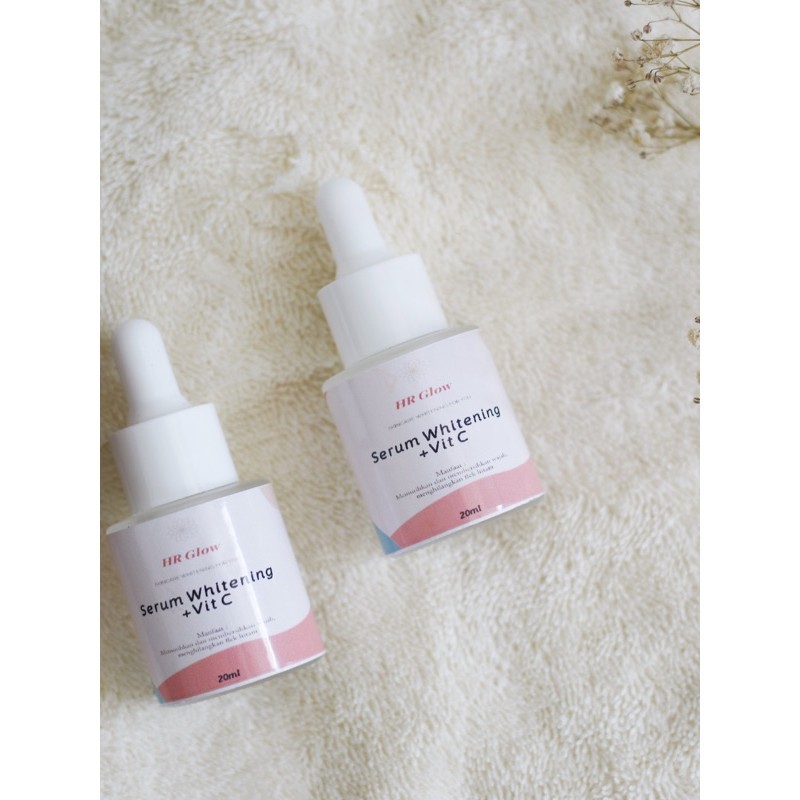 DISTRIBUTOR RESMI(Serum whitening + Vit C HR Glow - 20ml / pemutih wajah glowing / serum original