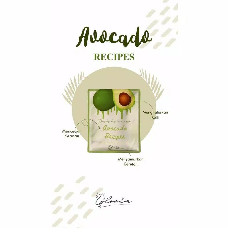 face mask Lea Gloria | MASKER BUBUK ORGANIC NON ORGANIC