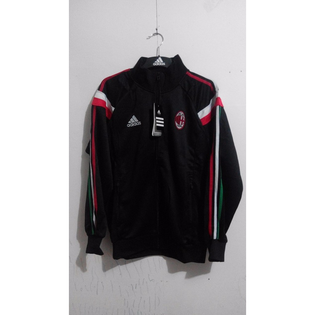 CUCI GUDANG Jaket AC Milan Anthem Track Top GO Grade Ori TERLARIS