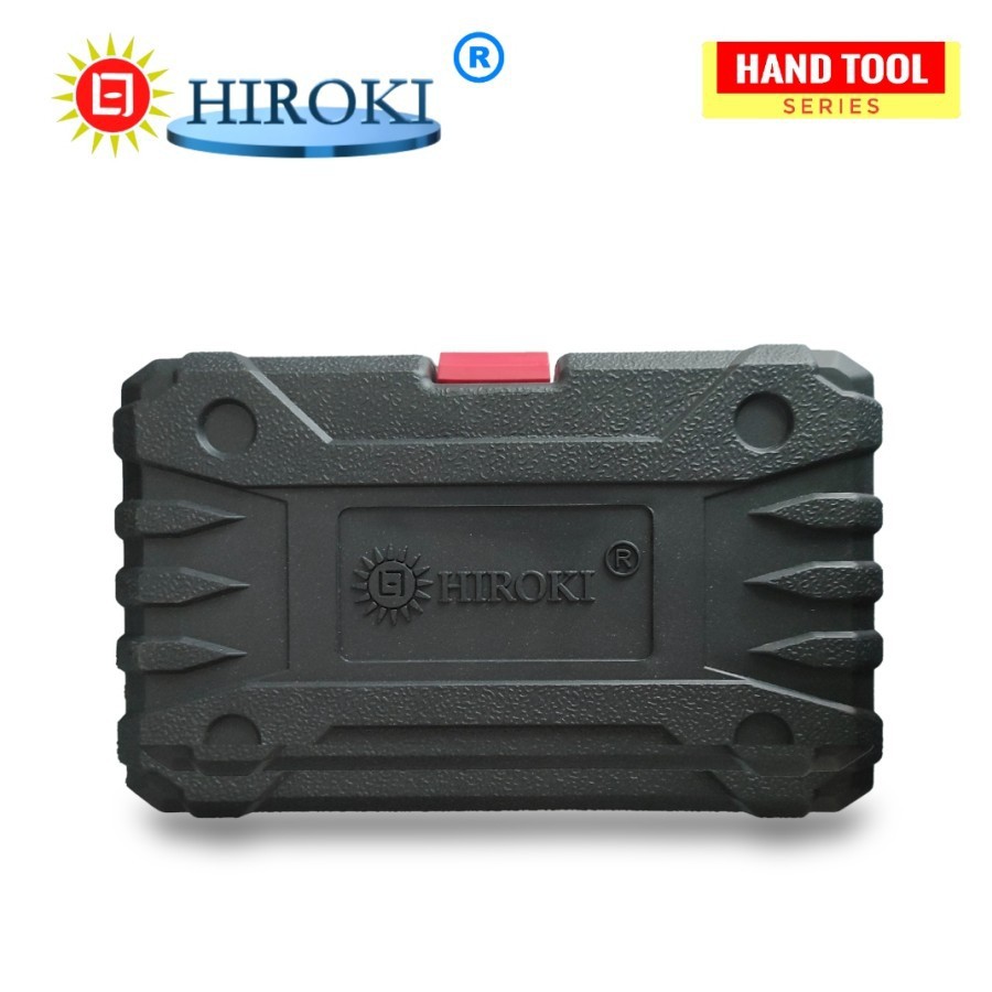 HIROKI Tool Kit Set Box Peralatan Pertukangan Hand Tools Lengkap 9 Pcs