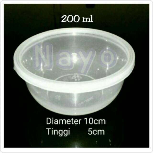 Cup puding 200ml 25pcs Cup plastik Food container Cup puding 200ml 25pcs Cup plastik Food container