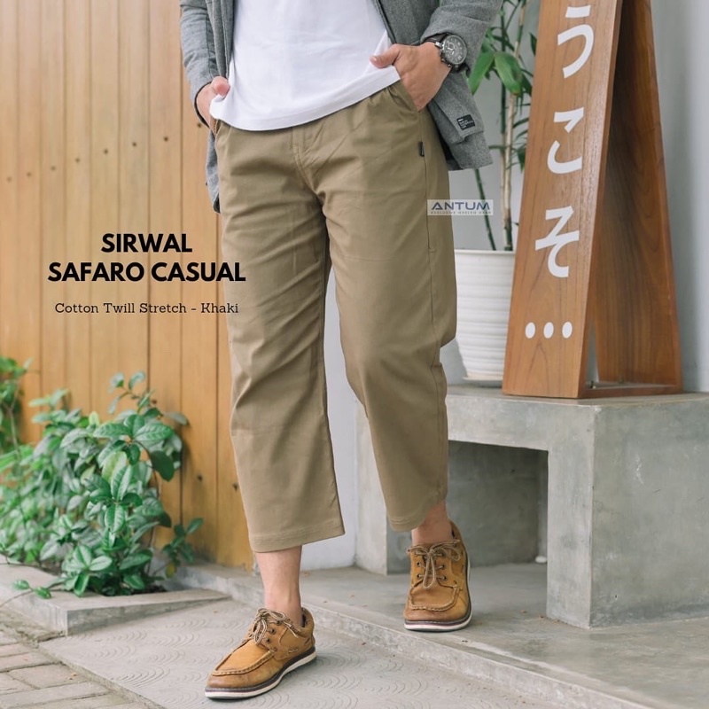 Sirwal Casual Celana Panjang dewasa pria laki-laki Antum