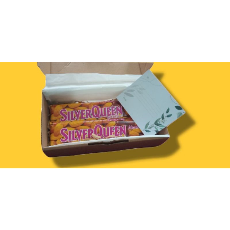 

Hampers coklat silverqueen Cadburry untuk ulang tahun/wisuda/anniversary