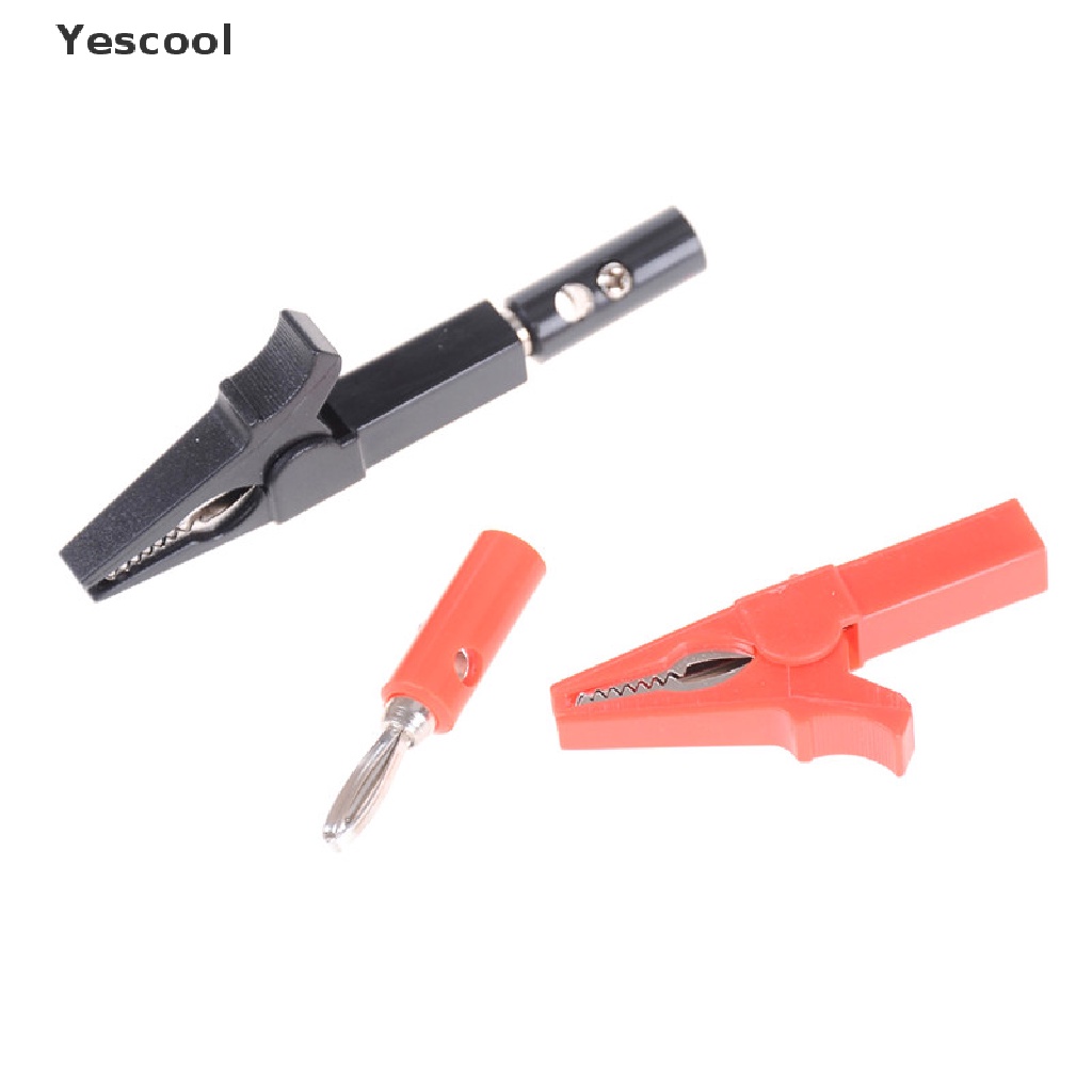 Yescool Klip Buaya 55MM + Plug Banana Dengan Kabel 4mm