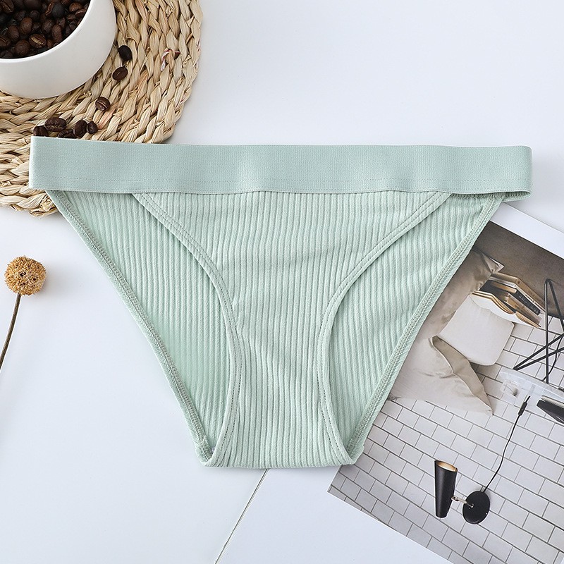 Celana Dalam Wanita Katun Warna Segar Lembut Fashion CD Celana Seksi