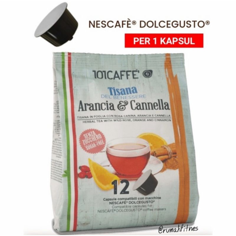 

NESCAFE Dolce Gusto Orange Cinnamon Tea (Arancia Canella)