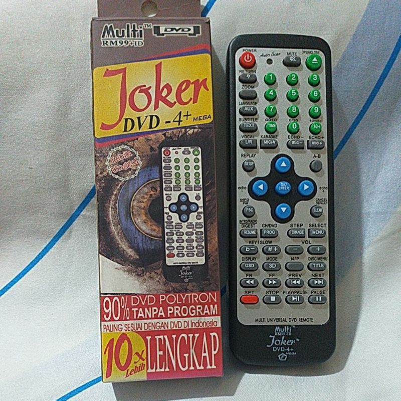 REMOT DVD MULTI JOKER DVD 4+ / MULTI RM99+