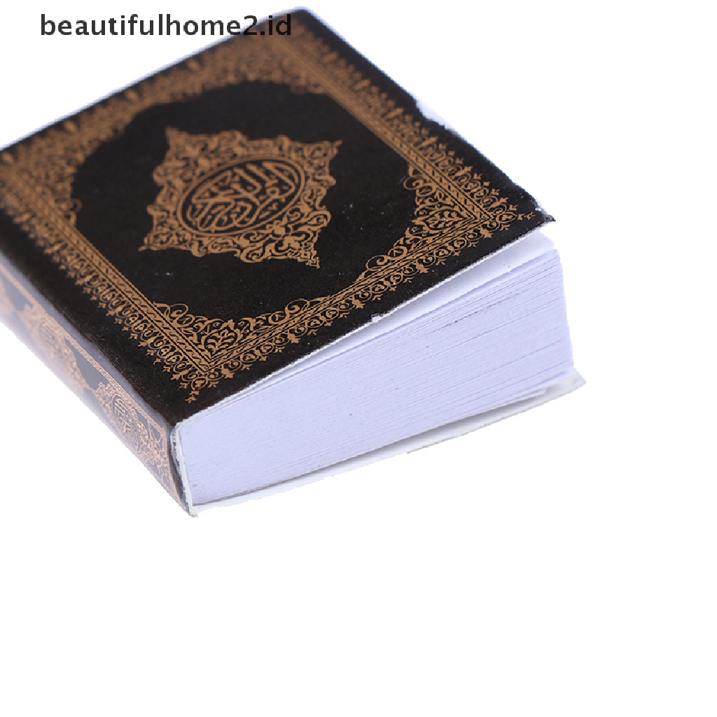 (beautifulhome2.id) Miniatur Alkitab Skala 1: 12 Untuk Aksesoris Rumah Boneka