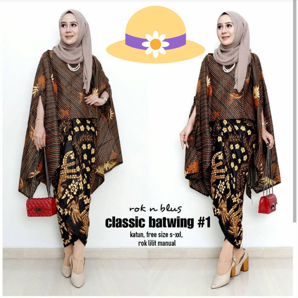 GROSIR BATIK SET CLASSIC BATWING