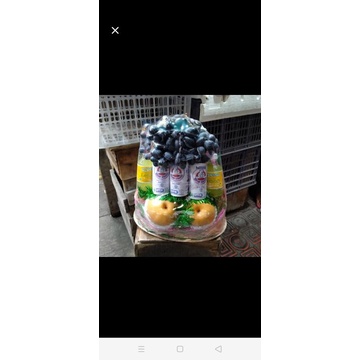 

parcel buah dan susu beruang dan C1000