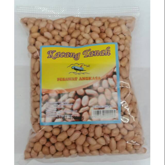 

Kacang tanah 500gram cap pesawat angkasa