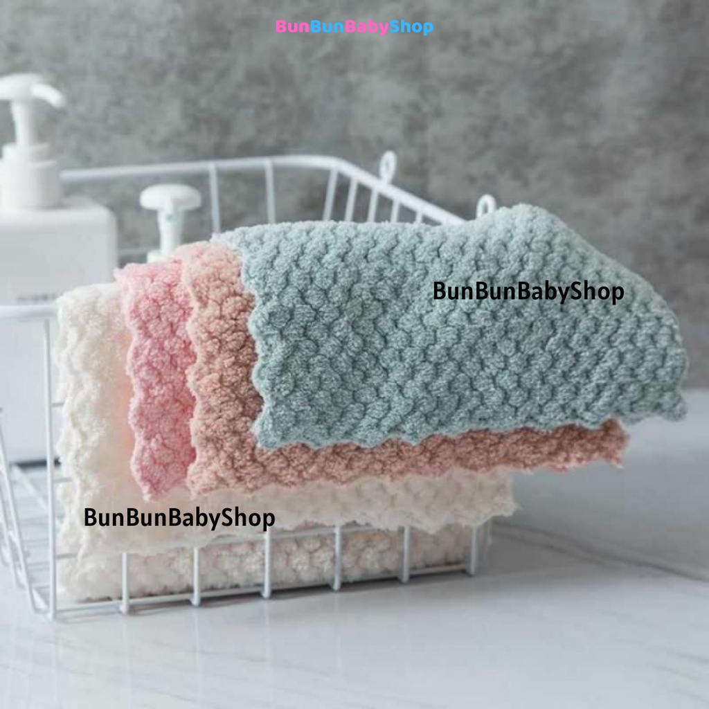 Sapu Tangan MICROFIBER Handuk Bayi Lap Perlengkapan Baru Lahir Peralatan Mandi Baby New Born Washlap Mini Perawatan Anak Bunbunbabyshop