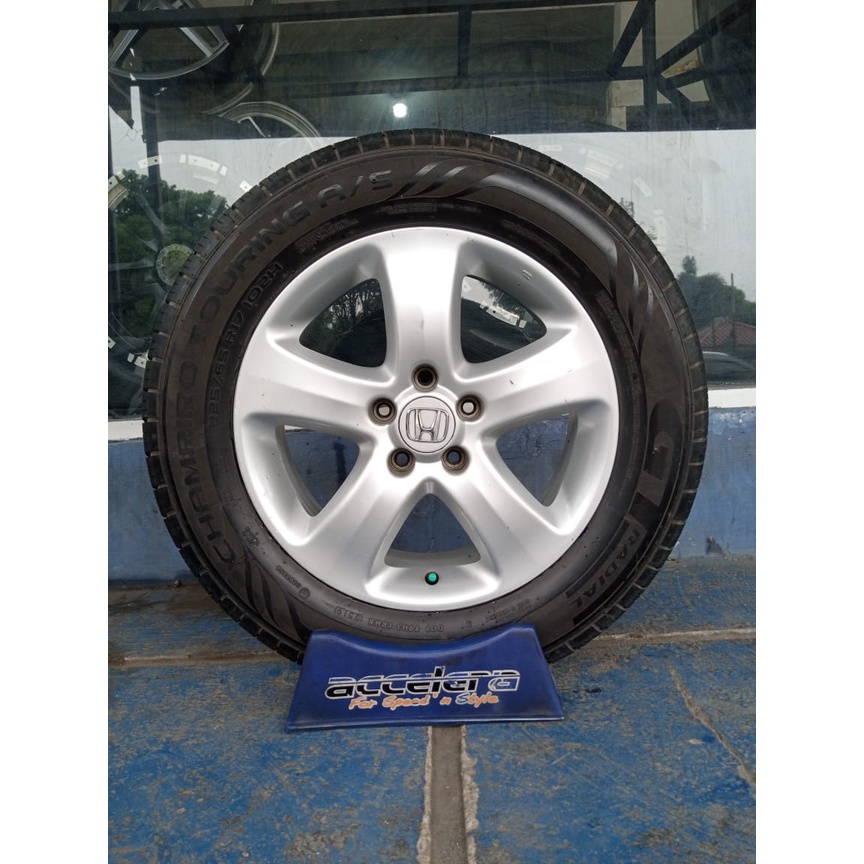 velg murah bekas crv ring 17x7 pcd 5x114 seken bekas murah plus ban