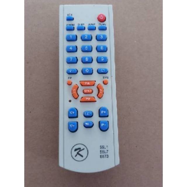 Remot multi tv china 55L1 / 55L7 / 8873. Remot 55L1