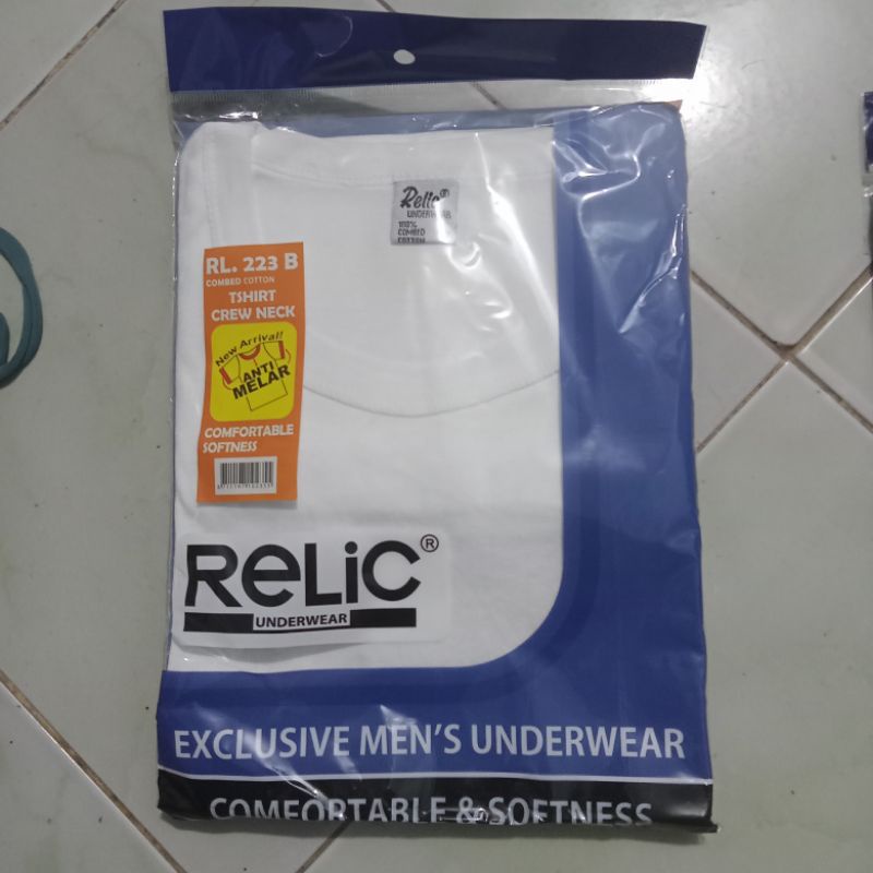 Kaos Dalam Pria Dewasa Oblong Baju Daleman Ketat Polos Katun Melar